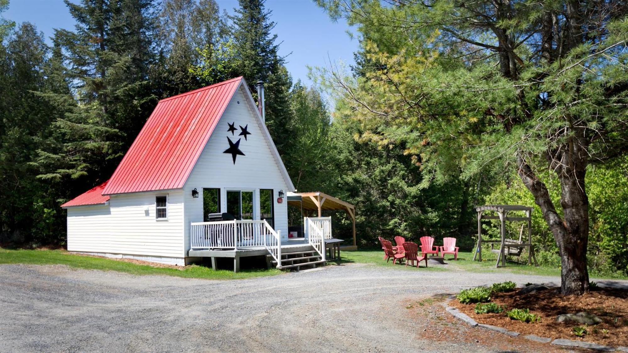 Camping Chalets Spas Pignons Rouges Saint Romain Ngoại thất bức ảnh